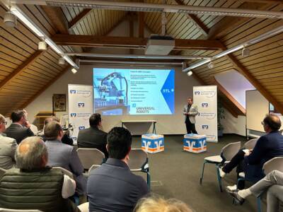 Unternehmerinnen und Unternehmer informierten sich zur aktuellen wirtschaftlichen Lage und damit verbunden zu Finanzierungs- und Fördermöglichkeiten für ihre anstehenden Investitonen.