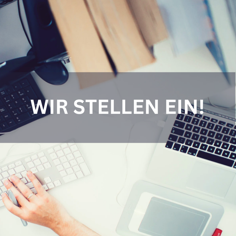 Titelbild Wir stellen ein