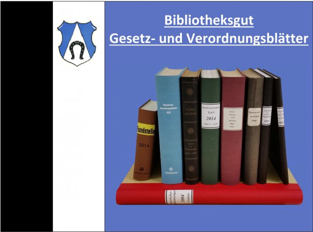 Logo - Bibliotheksgut Gesetzblätter, Verordnungsblätter und Amtsblätter