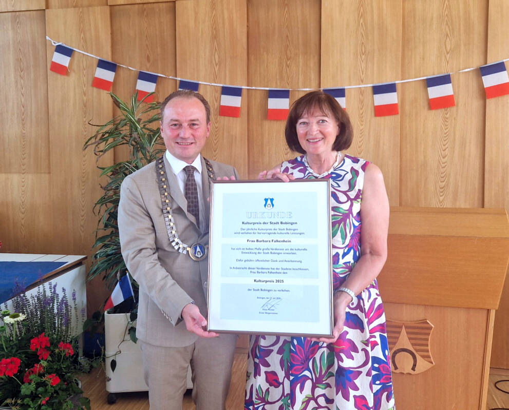 Barbara Falkenhein, die frischgebackene Kulturpreisträgerin 2025 